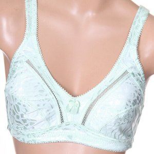 SPADE Shiny Soft SATIN No wire and padding full coverage bra